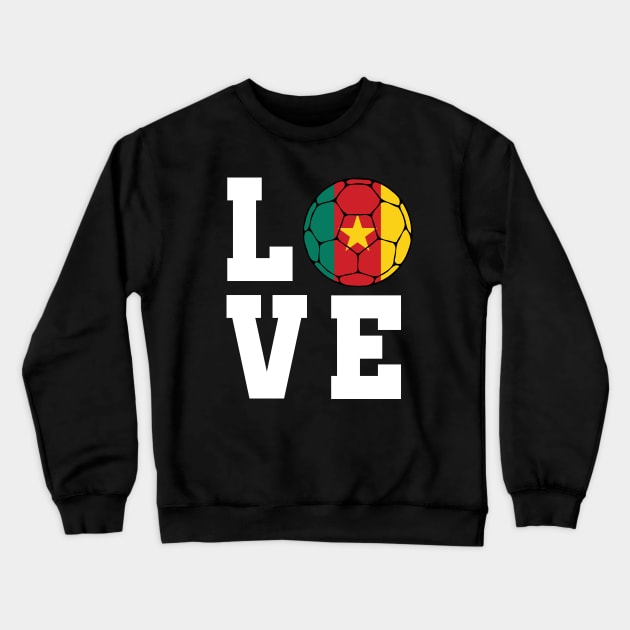 Cameroon Football Crewneck Sweatshirt by footballomatic
